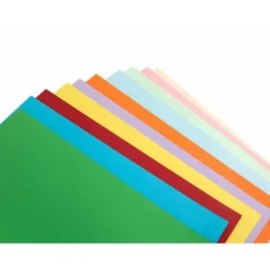 Bloc de cartulinas para trabajos manuales Liderpapel 240x315mm 10 hojas. Colores surtidos