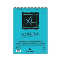 Bloc de Dibujo Acuarela Canson XL DIN A4 30 hojas 300 gr Microperforado Espiral Grano Fino