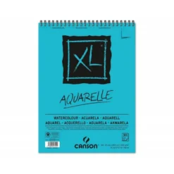 Bloc de Dibujo Acuarela Canson XL DIN A3 30 hojas 300 gr Microperforado Espiral Grano Fino