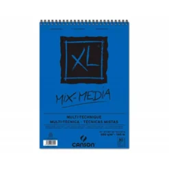 Bloc de Dibujo Acuarela Canson XL DIN A4 30 hojas 300 gr Microperforado Espiral Grano Medio