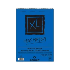Bloc de Dibujo Acuarela Canson XL DIN A3 30 hojas 300 gr Microperforado Espiral Grano Medio