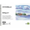 Bloc de dibujo acuarela Liderpapel folio 10 hojas 300 gr