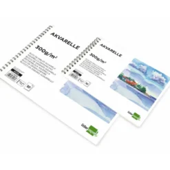 Bloc de dibujo acuarela Liderpapel folio 10 hojas 300 gr