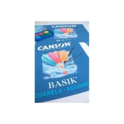 Bloc de dibujo Canson Din A4 10 hojas 370 gr espiral Acuarela