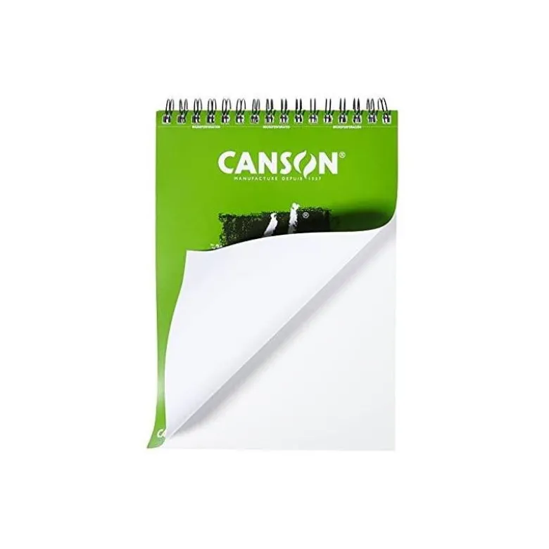 Bloc de Dibujo Dessin Canson XL DIN A4 50 hojas 160 gr Microperforado Espiral Grano Fino
