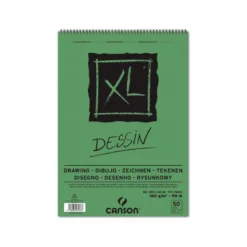 Bloc de Dibujo Dessin Canson XL DIN A3 50 hojas 160 gr Microperforado Espiral Grano Fino