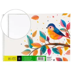 Bloc de dibujo Liderpapel Cuarto 20 hojas 90 gr