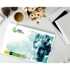 Bloc de dibujo Liderpapel encolado Din A3 30 hojas 120 gr sin recuadro