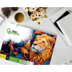 Bloc de dibujo Liderpapel encolado Folio 20 hojas 180 gr sin recuadro