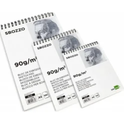 BLOC DE DIBUJO LIDERPAPEL ESBOZOS ESPIRAL DIN A5 100 HOJAS 90 GR SIN RECUADRO