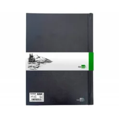 BLOC DE DIBUJO LIDERPAPEL ESBOZOS DIN A4 100 HOJAS 100 GR COLOR NEGRO