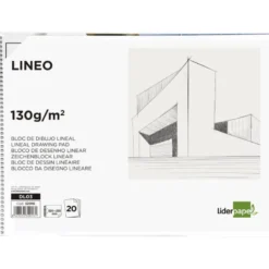 Bloc de dibujo Liderpapel Folio 20 hojas 130 gr