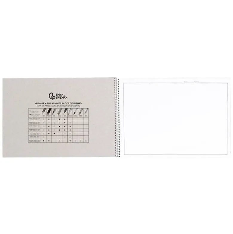 Bloc de dibujo Liderpapel Folio 20 hojas 130 gr