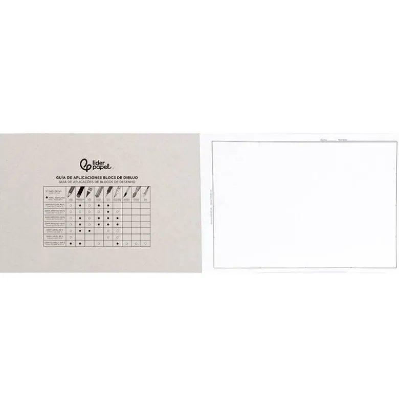 Bloc de dibujo Liderpapel Folio 20 hojas 130gr