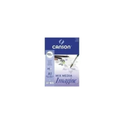 Bloc de Dibujo Multitecnicas Canson DIN A1 25 hojas 200 gr Encolado Liso