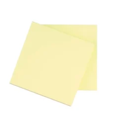 Bloc de notas adhesivas quita y pon q-connect 76x76 mm con 100 hojas color amarillo