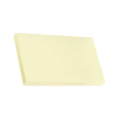 BLOC DE NOTAS ADHESIVAS QUITA Y PON POST-IT 76X127 MM 100 HOJAS AMARILLO CANARIO RETRACTILADO INDIVIDUALMENTE