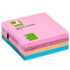Bloc de notas adhesivas quita y pon q-connect con 320 hojas de 76x76mm