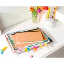 BLOC DE NOTAS ADHESIVAS QUITA Y PON POST-IT MININOTAS ENERGETIC COLOUR 15 X 50 MM 50 HOJAS PACK DE 5 UNIDADES