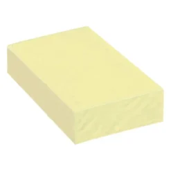 Bloc de notas adhesivas quita y pon q-connect 51x76 mm con 100 hojas color amarillo
