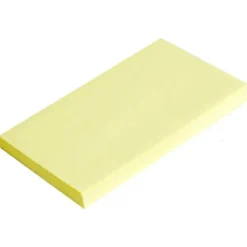 Bloc de notas adhesivas quita y pon q-connect 76x127 mm con 100 hojas