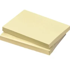 Bloc de notas adhesivas quita y pon q-connect 76x102 mm con 100 hojas color amarillo