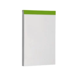 Bloc de notas Din A6 encolado 80 hojas marca Liderpapel liso