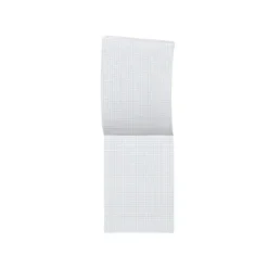 Bloc de notas Din A5 encolado marca Liderpapel cuadricula 4 mm 80 hojas