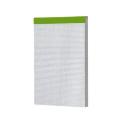 Bloc de notas Din A4 encolado marca Liderpapel cuadricula 4 mm 80 hojas