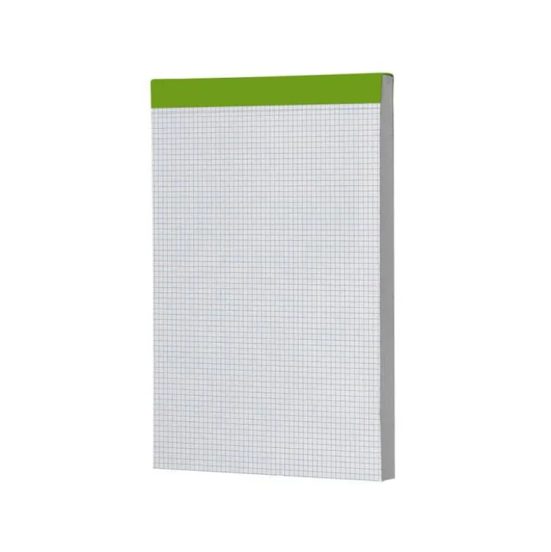 Bloc de notas Din A4 encolado marca Liderpapel cuadricula 4 mm 80 hojas