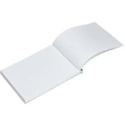 Bloc de notas Din A4 encolado marca Liderpapel cuadricula 4 mm 80 hojas
