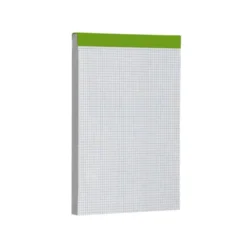 Bloc de notas Din A4 encolado marca Liderpapel cuadricula 4 mm 80 hojas
