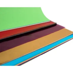 Bloc de trabajos manuales Liderpapel (cartulina - papel charol - papel seda - celofan)