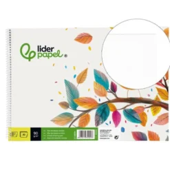 Bloc dibujo Liderpapel Folio 20 hojas 90 gr
