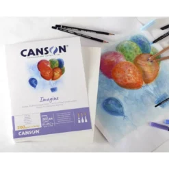 Bloc Dibujo Multitecnicas Canson DIN A4 50 hojas 200 gr Encolado Liso