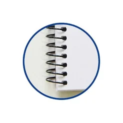 Bloc espiral Oxford cartoncillo tamaño cuarto 80 hojas Cuadricula 4mm