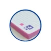 Bloc espiral Oxford DIN A4 cuadricula 5mm tapa extradura 80 hojas microperforado color rosa fucsia