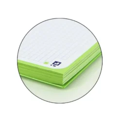 Bloc espiral Oxford Din A-4 extradura microperforado color verde 80 hojas