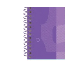 Bloc espiral Oxford Din A-4 extradura 80 hojas microperforado color lila