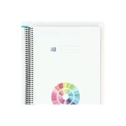 Bloc espiral Oxford Din A-4 extradura 80 hojas microperforado color lila