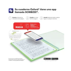 Bloc espiral Oxford Din A-4 extradura 80 hojas microperforado color amarillo