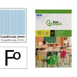 Bloc examen Liderpapel milimetrado profesores