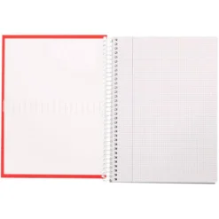 Bloc Liderpapel DIN A5 crafty cuadro 5 mm con margen 80 hojas tapa forrada 90 gr color “no se puede elegir”