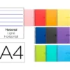 Bloc Liderpapel DIN A4 crafty rayado horizontal 80 hojas con margen forrada 90 gr " no se puede elegir"