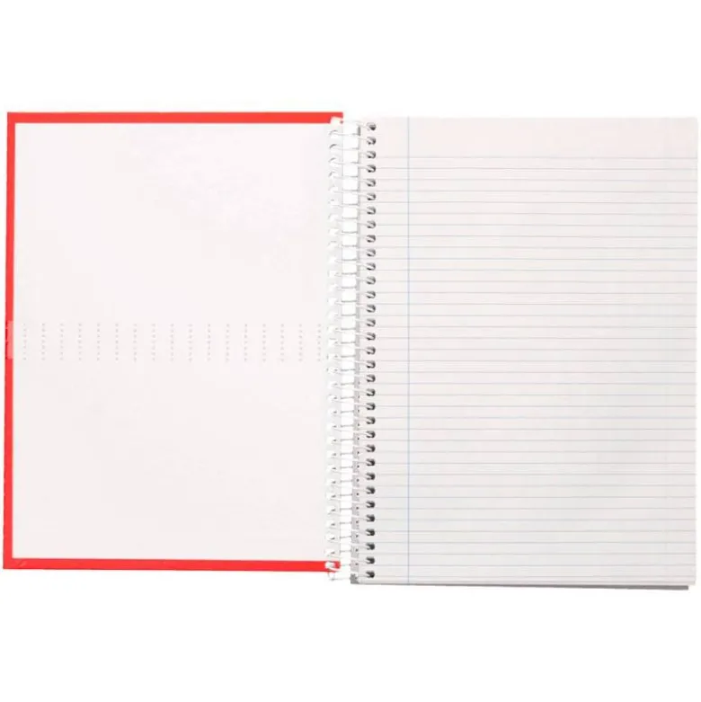 Bloc Liderpapel DIN A5 crafty rayado horizontal 80H con margen tapa forrada 90 gr “no se puede elegir”