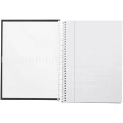 Bloc Liderpapel Din A4 crafy cuadrícula 4mm tapa forrada 90 gr 80 hojas color negro