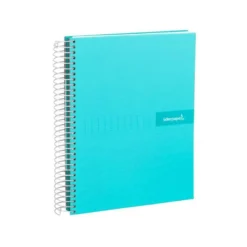 Bloc Liderpapel Din A4 crafycuadrícula 4mm 80 hojas tapa forrada 90 gr color azul