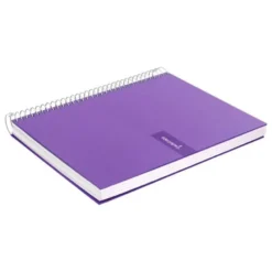 Bloc Liderpapel Din A4 crafy cuadrícula 4mm tapa forrada 90 gr 80 hojas color morado