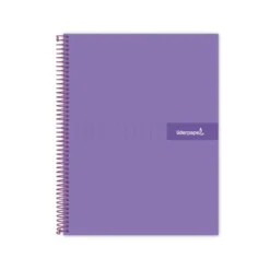 Bloc Liderpapel Din A4 crafy cuadrícula 4mm tapa forrada 90 gr 80 hojas color morado