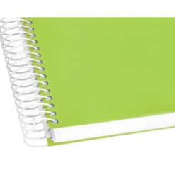 Bloc Liderpapel Din A4 micro crafty cuadrícula 5mm 5 bandas 4 taladros tapa forrada 90 gr 120 hojas color verde